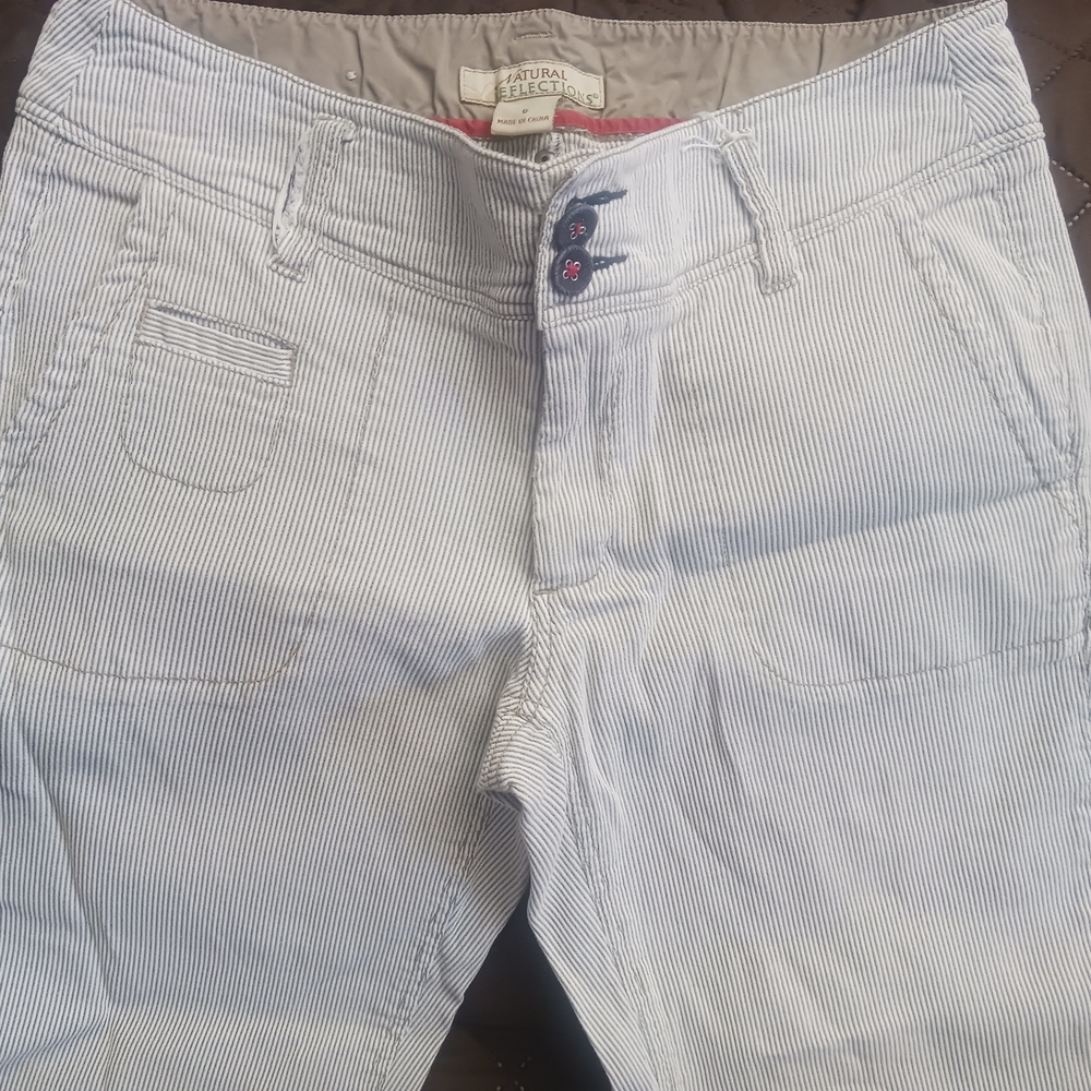 Natural Reflections White Chinos with Relaxed Fit